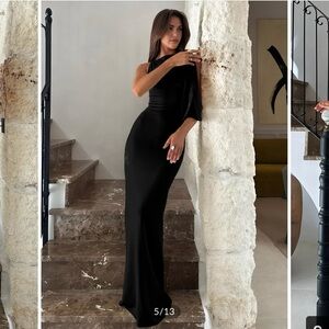 Elegant Black Evening Gown